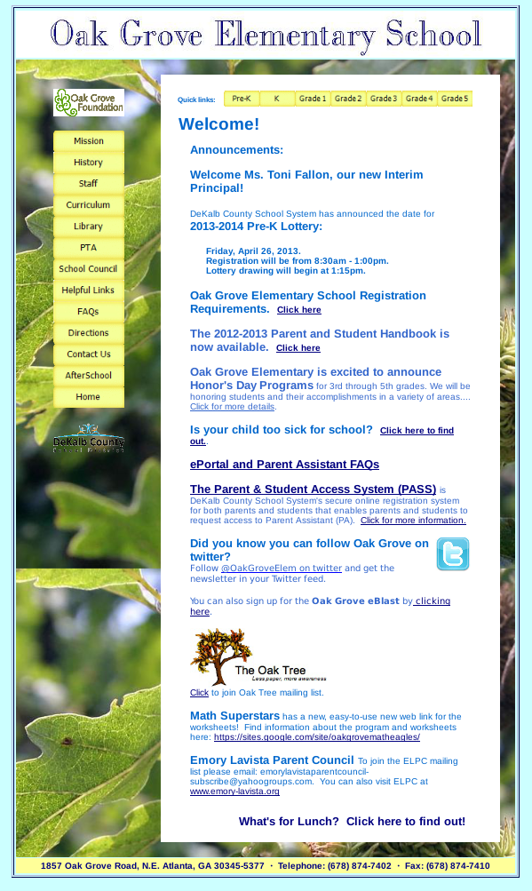 2013-03 Oak Grove district homepage.png