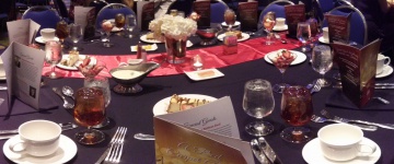 A table at the 2014 Georgia PTA Convention Leadership Training "Red Carpet Affair" dinner